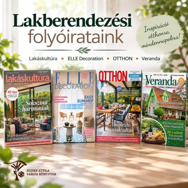 Lakberendezési folyóiratok borító